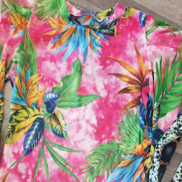 Floral sheer bodysuit - Picture 2 of 2